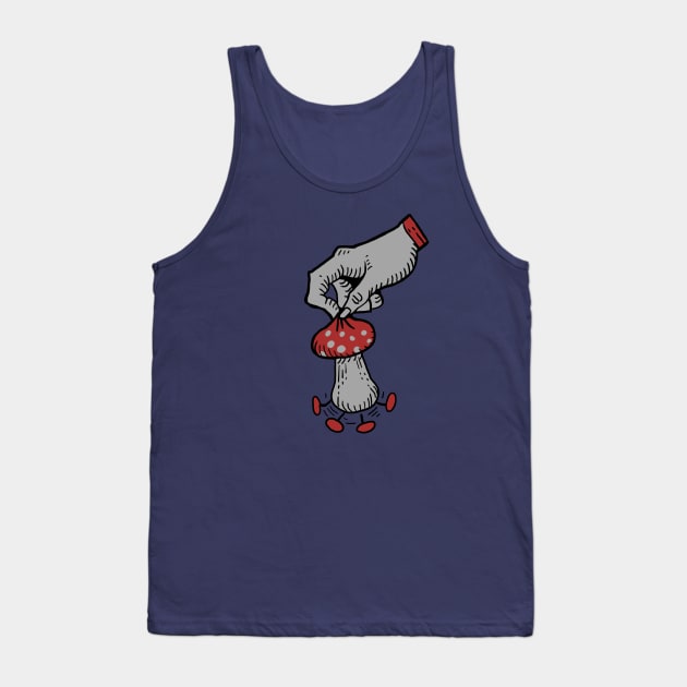 Mad Mage Mushroom Tank Top by malbatross